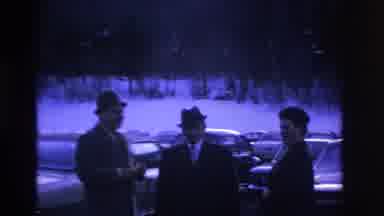 Hoboken New Jersey USA (1966): People Outside Talking Around The Snow