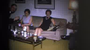 Hoboken New Jersey USA (1966): People Gathering In A Home For Food, Drinks And