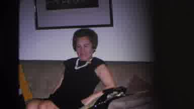 Hoboken New Jersey USA (1966): Two Ladies And A Man Sitting In The Room