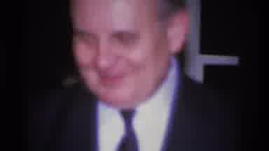 Hoboken New Jersey USA (1966): 2 Cuts Of A Smiling Man At A Social Event