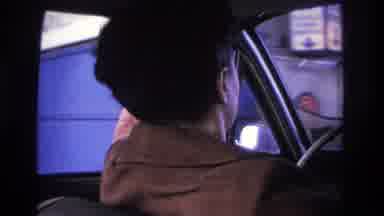 Hoboken New Jersey USA (1966): Woman Rides Up To Toll Booth And Pays In Coins