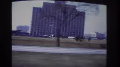 Hoboken New Jersey USA (1966): Riding By Buildings In A Car While Recording The