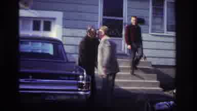 Hoboken New Jersey USA (1966): Man Handshaking With Another Man