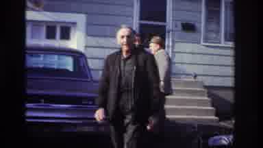 Hoboken New Jersey USA (1966): Older Man Goes To A Car