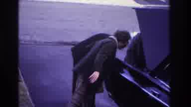 Hoboken New Jersey USA (1966): Broken Car Woman Men Repair