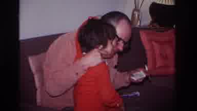 Hoboken New Jersey USA (1966): Dad And Daughter
