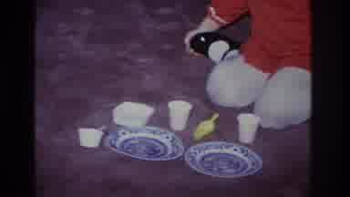 Hoboken New Jersey USA (1966): Smiling Little Girl Playing