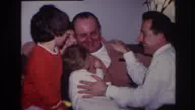 Hoboken New Jersey USA (1966): A Family Gathering Together On A Couch