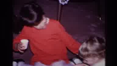 Hoboken New Jersey USA (1966): Little Kids Enjoying Their First Little Party