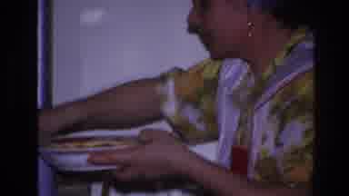 Hoboken New Jersey USA (1966): A Women Additionally Adding Food Recipe To Large