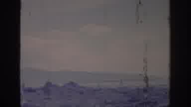 Sacramento California USA (1966): Panorama View Over Cloudy Mountain Landscape