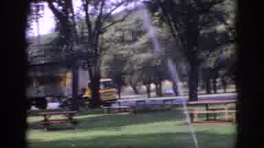 Sacramento California USA (1966): Truck Near Park Picnic Area And Then Small Boy