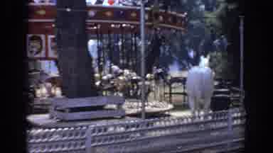 Sacramento California USA (1966): Camera Is Slowly Panning Through A Carnival