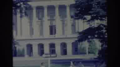 Sacramento California USA (1966): Video Of A View Of A Capital Building
