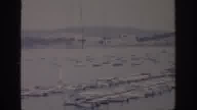 Sacramento California USA (1966): Looking Over A Harbor
