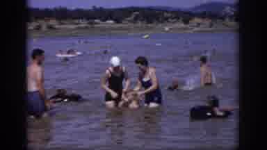 Sacramento California USA (1966): A Family Day At The Beach
