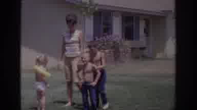 Sacramento California USA (1966): Family Enjoying Quality Bonding Time On A