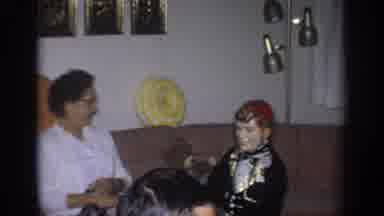 Sacramento California USA (1966): Costumed Boy And Several Ladies