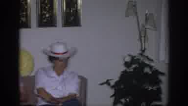 Sacramento California USA (1966): There Are Two Woman Sitting Near A Man Waving