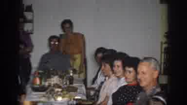 Sacramento California USA (1966): A Tasty Sunday Lunch At Grandma's House With All
