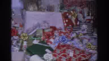 Sacramento California USA (1966): Little Boy Waking Up On Christmas Morning To A