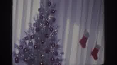 Sacramento California USA (1966): Christmas Tree Surrounded By Gifts