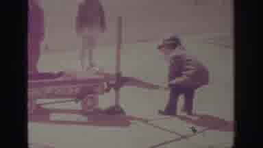 Sacramento California USA (1966): Children Playing Outside With A Wagon