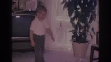 Sacramento California USA (1966): Boy Receiving Gift