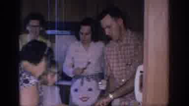 Sacramento California USA (1966): A Nice Family Gathering For A Nice Meal That