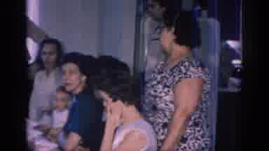 Sacramento California USA (1966): Family Joining Together To Celebrate A Holiday