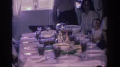 Sacramento California USA (1966): Happy Family Holiday Get Together,