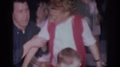 Sacramento California USA (1966): Old School Family Reunion With Kids Playing And