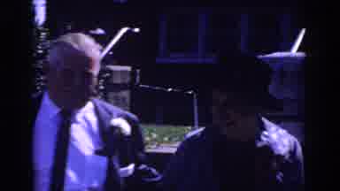Sacramento California USA (1966): An Elderly Man With A Boutonniere, Waving At The
