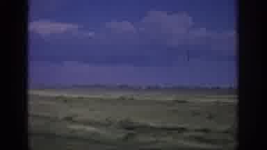 OKLAHOMA USA-1967: A Long Drive Across The Endless Natural Prairie