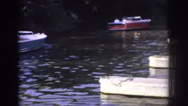 Oklahoma USA (1967): People At A Dock Getting On And Getting Off Boats