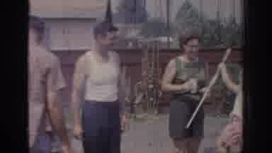 Oklahoma USA (1967): Cheerful Family Reunion Outside The House With Children
