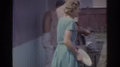 Oklahoma USA (1967): Man And Woman Attempt To Show Meat About To Be Placed On