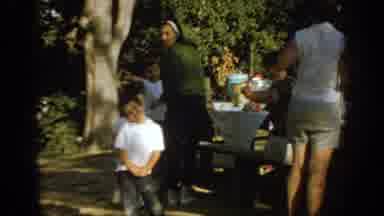 Oklahoma USA (1967): Family Enjoying Their Picnic On A Summer's Day
