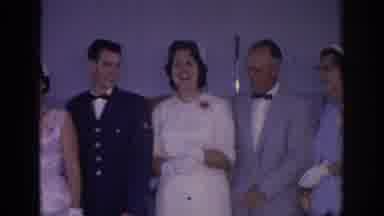 Oklahoma USA (1967): A Wedding Party Stands Together With The Bride And Groom