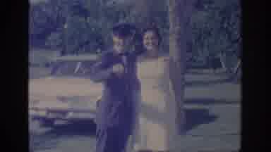 Oklahoma USA (1967): A Couple Waving At The Camera Trying To Record An Intimate