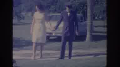 Oklahoma USA (1967): Man In Uniform Dancing With Woman In White Dress And Then In