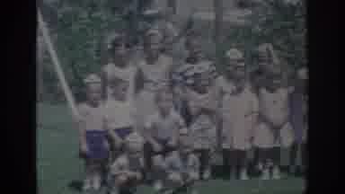 Oklahoma USA (1967): Children's Birthday Party Held In A Pleasant Outdoor Area On