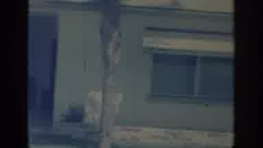 Oklahoma USA (1967): White Car In Front Of A Garage In A Greenhouse