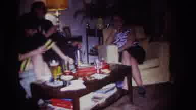Rockaway Beach New York USA (1967): Meeting Friends For A Lively Conversation