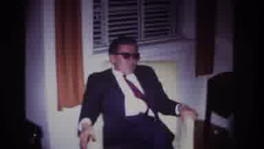 Rockaway Beach New York USA (1967): Middle Aged Inebriated Caucasian Fellow In