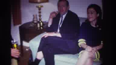 Rockaway Beach New York USA (1967): Formal Gathering Of Family At Holiday, Older