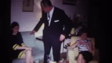 Rockaway Beach New York USA (1967): Having A Get Together With The Family And