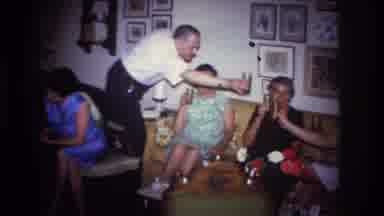 Rockaway Beach New York USA (1967): Family Gathering From The 1970s With Happy