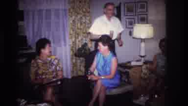Rockaway Beach New York USA (1967): Family Time Reminiscing Over Old Memories