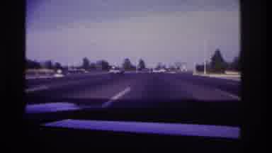 Rockaway Beach New York USA (1967): Moving Cars On The Road